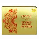 Buy Aroma Treasures Royal Gold Facial Kit for Oily Skin (230 g) - Purplle