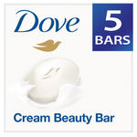 Buy Dove Cream Beauty Bathing Bar (5 x 100 g) - Purplle