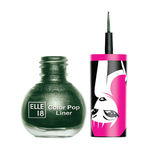 Buy Elle 18 Color Pop Eyeliner Green (5 ml) - Purplle