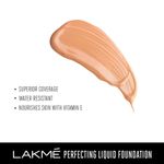 Buy Lakme Perfecting Liquid Foundation Natural Shell (27 ml)  - Purplle