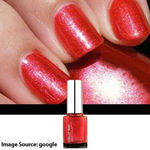 Buy Colorbar Mettalic Nail Lacquer Red Diamond (9 ml) - Purplle