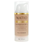 Buy Natio Flawless Foundation SPF 15 Light Medium (30 ml) - Purplle