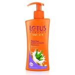 Buy Lotus Herbals Safe Sun Anti-Tan Bodylotion - Silky Smooth Care | SPF 25 | PA+++ | With Aloe Vera Extracts | 250ml - Purplle
