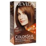 Buy Revlon ColorSilk Hair Color with 3D Color Technology Light Golden Brown 5G - Purplle