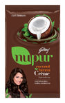 Buy Godrej Nupur Coconut Henna Creme Hair Colour Dark Brown (20gm + 20ml) - Purplle