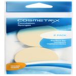 Buy Cosmetrix 2pk Foundation Sponges - Round - Purplle