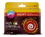 Buy Godrej Expert Rich Creme Hair Colour Cinnamon Red (5.56) - Multi Use Kit - Purplle