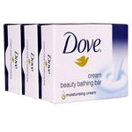 Buy Dove Daily Shine Therapy Shampoo (650 ml) + Free Dove Cream Beauty Bar (100 g X 3 ) - Purplle