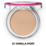 Buy L'Oreal Paris Mat Magique All-In-One Pressed Powder Vanilla Ivory G1 - Purplle