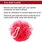 Buy BodyHerbals Ancient Ayurveda Lush Strawberry Shower Gel (200 ml) + FREE Body Herbals Bath Puff - Purplle