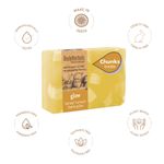 Buy BodyHerbals Ancient Ayurveda Hand Made Glow Sandal Turmeric Bathing Bar (100 gm) + FREE BodyHerbals Ancient Ayurveda Bath Puff - Purplle
