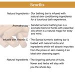 Buy BodyHerbals Ancient Ayurveda Hand Made Glow Sandal Turmeric Bathing Bar (100 gm) + FREE BodyHerbals Ancient Ayurveda Bath Puff - Purplle