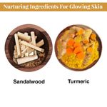 Buy BodyHerbals Ancient Ayurveda Hand Made Glow Sandal Turmeric Bathing Bar (100 gm) + FREE BodyHerbals Ancient Ayurveda Bath Puff - Purplle