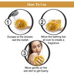 Buy BodyHerbals Ancient Ayurveda Hand Made Glow Sandal Turmeric Bathing Bar (100 gm) + FREE BodyHerbals Ancient Ayurveda Bath Puff - Purplle