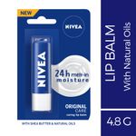 Buy Nivea Lip Balm, Original Care (4.8 g) - Purplle