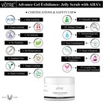 Buy VOTRE Advance Gel Exfoliance " Jelly Scrub With Aha’S " 100 gm - Purplle