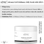 Buy VOTRE Advance Gel Exfoliance " Jelly Scrub With Aha’S " 100 gm - Purplle