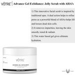 Buy VOTRE Advance Gel Exfoliance " Jelly Scrub With Aha’S " 100 gm - Purplle