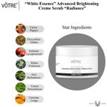 Buy VOTRE “White Essence” Advanced Brightening Cream Scrub "Radiance" 100 gm - Purplle