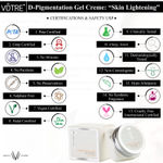 Buy VOTRE D-Pigmentation Gel Cream 'Skin Lightening " Non Oily Non Greasy 50 gm - Purplle