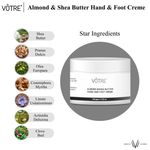 Buy VOTRE Almond & Shea Hand & Foot Cream 100 gm - Purplle