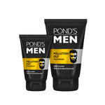Buy Ponds Menz Pollution Out Facewash (100 g) (P) - Purplle