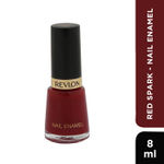 Buy Revlon Nail Enamel Red Spark 8 ml - Purplle