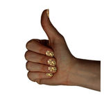 Buy Stay Quirky Nail Polish, Shimmer, Golden - Molten Glass 657 - Purplle