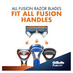 Buy Gillette Fusion Manual Shaving Razor Blades (Cartridge) 4s pack - Purplle