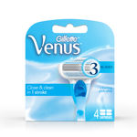 Buy Gillette Venus Female Razor Blades (Cartridge) 4s pack - Purplle
