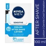 Buy NIVEA MEN Shaving, Sensitive Cooling After Shave Lotion, 100ml - Purplle