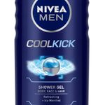 Buy NIVEA MEN Shower Gel, Cool Kick Body Wash, Men, 250ml - Purplle