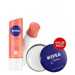 Buy Nivea Lip Balm, Fruity Peach Shine (4.8 g) - Purplle