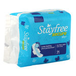 Buy Stayfree Secure Dry Ultra-Dry Wings 7'S - Purplle