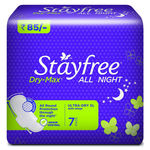 Buy Stayfree  Drymax Ultra DRY XL 7'S All Night - Purplle