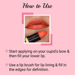 Buy Iba Halal Care Pure Lips Moisturizing Lipstick Shade A52 Neon Peach (4 g) - Purplle