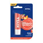 Buy Nivea Lip Balm, Fruity Peach Shine (4.8 g) - Purplle
