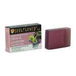 Buy Soulflower Olive & Lavender Gylcerin Soap (90 g) - Purplle