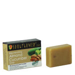 Buy Soulflower Almond Cucumber Soap (90 g) - Purplle