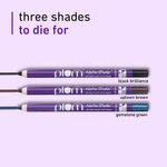 Buy Plum NaturStudio All-Day-Wear Kohl Kajal - Black Brilliance (1.2 gm) with free sharpener - Purplle