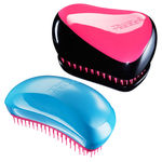 Buy Tangle Teezer Combo Salon Elite Blue and Pink and Compact Pink and Black - Purplle