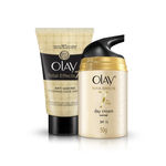 Buy Olay Total Effects 7 In 1 Anti Ageing Skin Cream (Moisturizer) Normal SPF 15 (50 g) + Foaming Face Wash (50 g) - Purplle