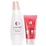 Buy Lakme Peach Milk Moisturizer Body Lotion (120 ml)+Free Clean Up Nourishing Glow Face Wash (25 g) - Purplle