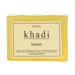 Buy Swati Khadi Ayurvedic Handmade Soap LEMON - Purplle