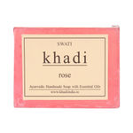 Buy Swati Khadi Ayurvedic Handmade Soap ROSE - Purplle