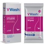 Buy VWash Plus (100 ml) + 5 Wipes Free - Purplle