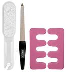 Buy Panache Foot Pumice Paddle,Nail File Long & Toe Separator - Purplle