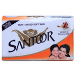 Buy Santoor Soap Sandal And Almond (125 g * 4) - Purplle