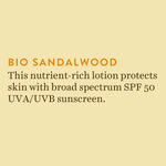 Buy Biotique Bio Sandalwood Ultra Soothing Face Lotion 50+ SPF UVA/UVB Sunscreen (190 ml) - Purplle