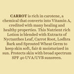 Buy Biotique Bio Carrot Ultra Soothing Face Lotion 40+ SPF UVA/UVB Sunscreen (120 ml) - Purplle
